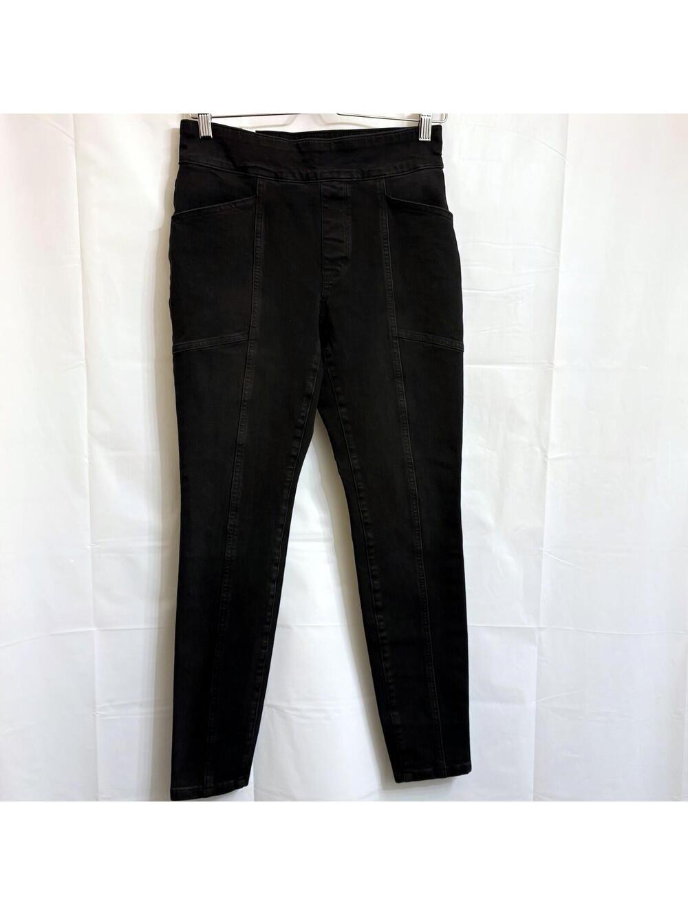 Duluth Trading Co Women's Pull-On Skinny Jeans Black Size 6 Regular